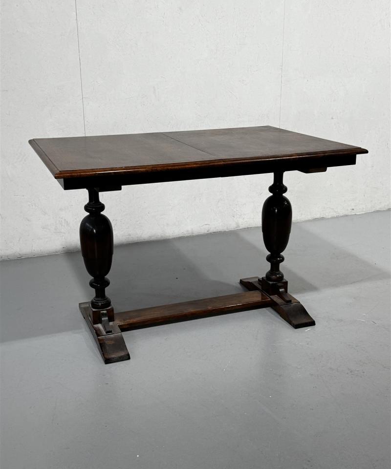 Rustiikki ruokapöytä 120x80cm jatkettava