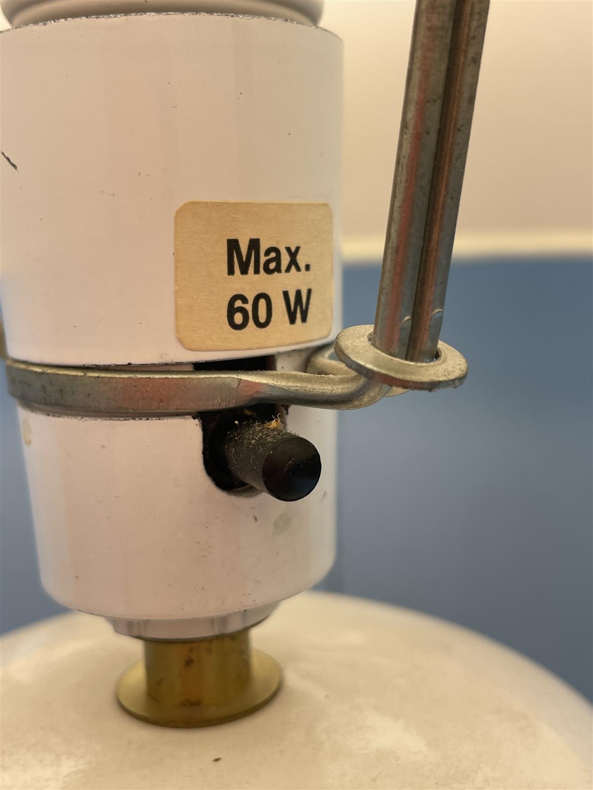 Orno vintage pöytävalaisin keraaminen jalka