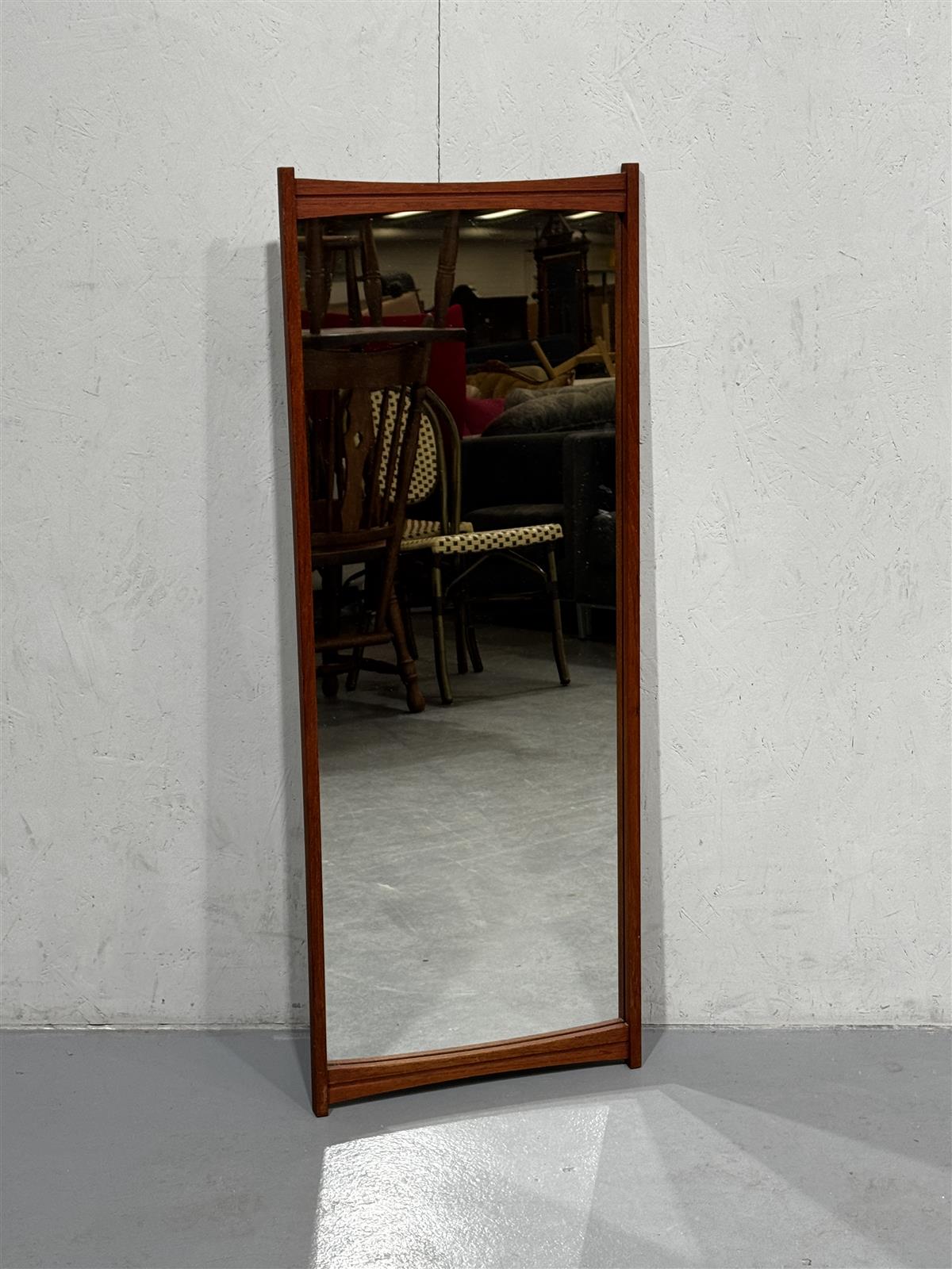 Vintage teak peili 40x105cm