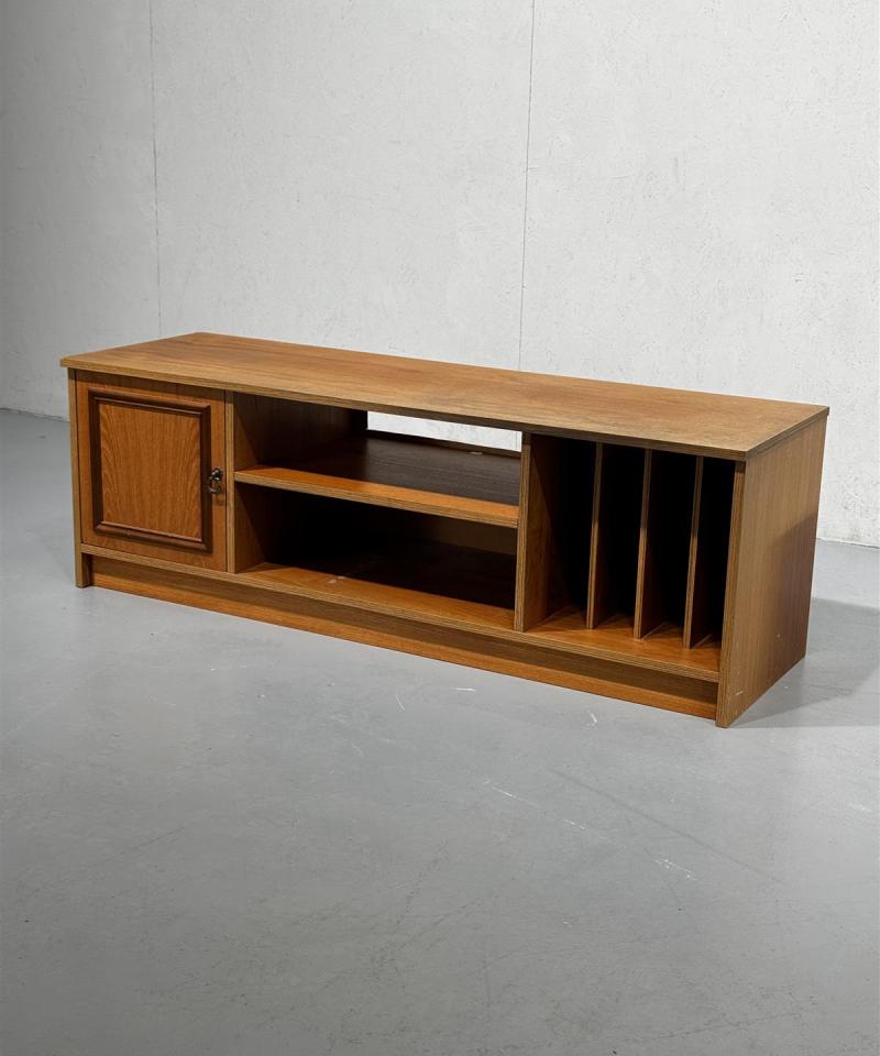 Vintage teak TV-taso 148cm