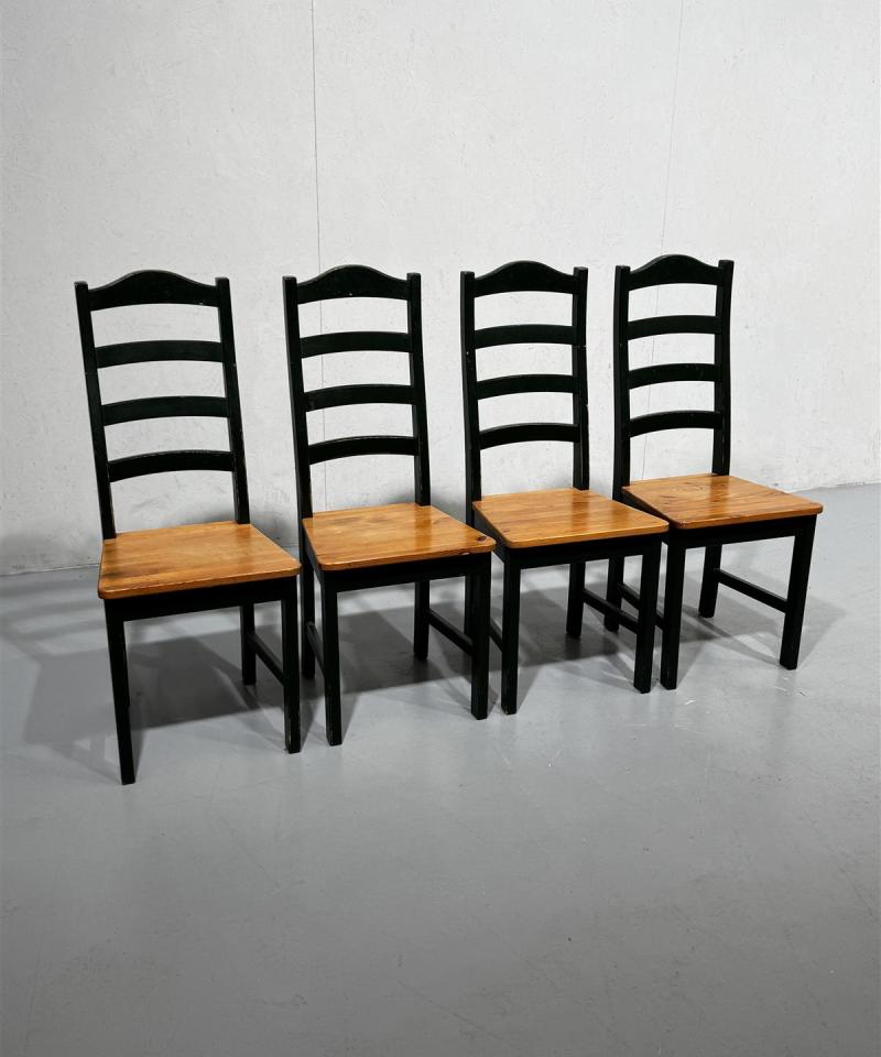 Puu ruokatuolit (4kpl)