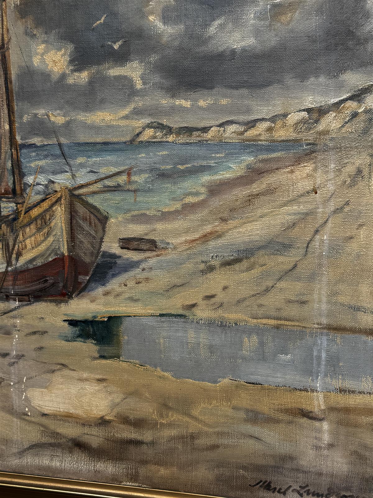 Taulu öljyväri merimaisema Aksel Lundgren