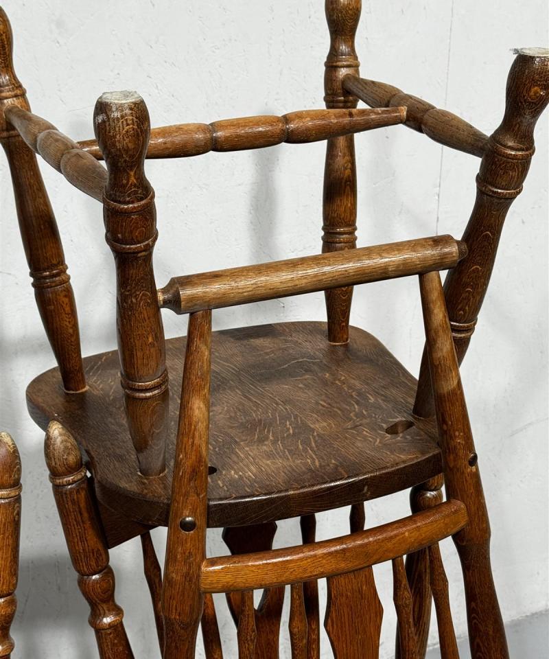 Vintage tammipuutuolit (4 kpl)