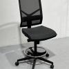Antares korkea toimistotuoli musta