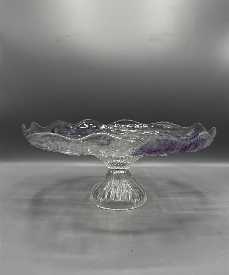 Koristeellinen tarjoiluvati lasi