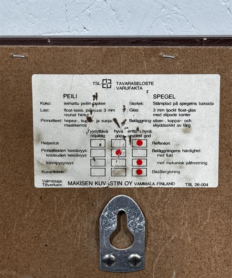 Retro peili 30x100cm