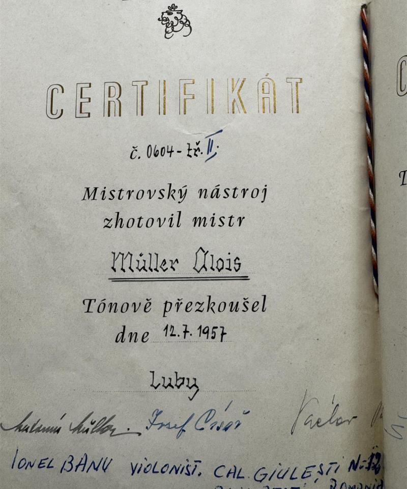 Muller Alois viulu