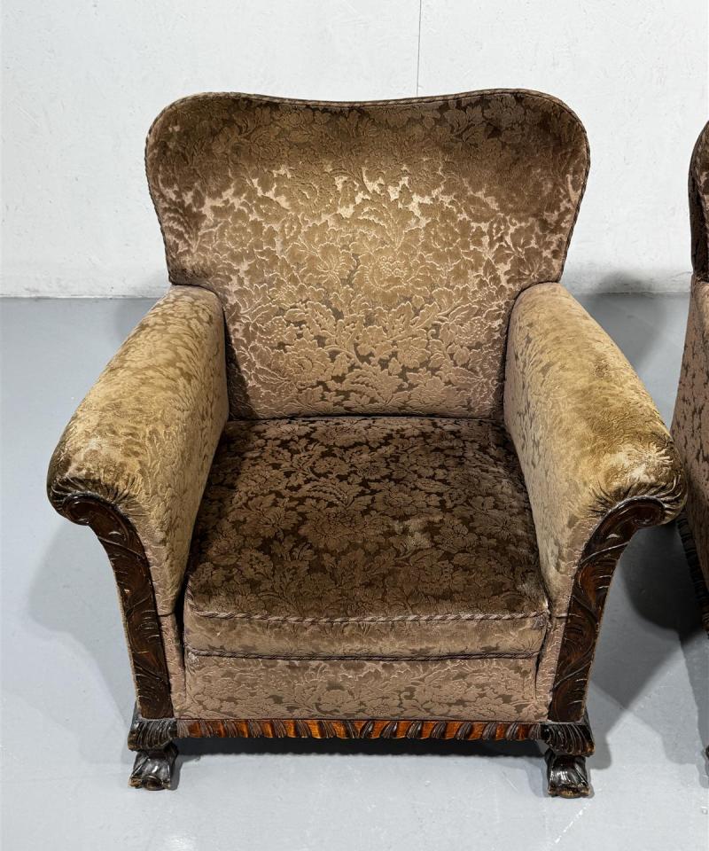 Chippendale nojatuolit (2kpl) vakosametti