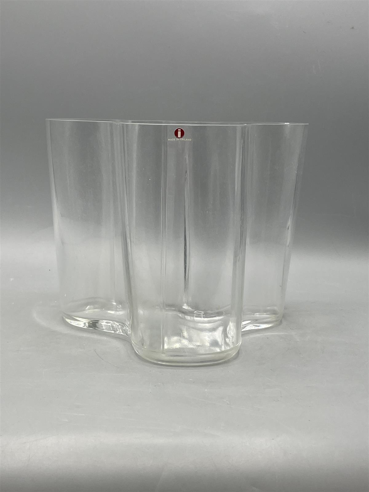 Iittala Aalto 3030 maljakko kirkas 160mm, Alvar Aalto