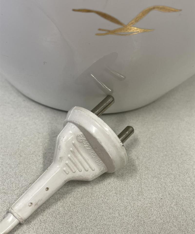 Orno vintage pöytävalaisin keraaminen jalka