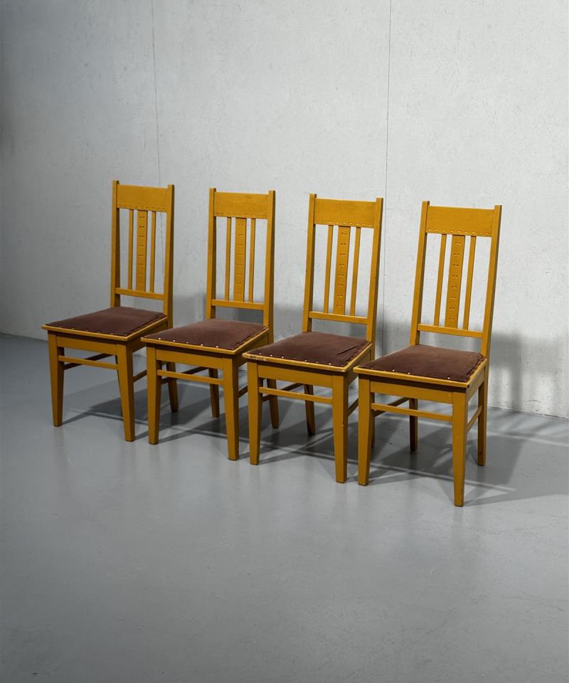 Vintage puutuolit (4kpl)