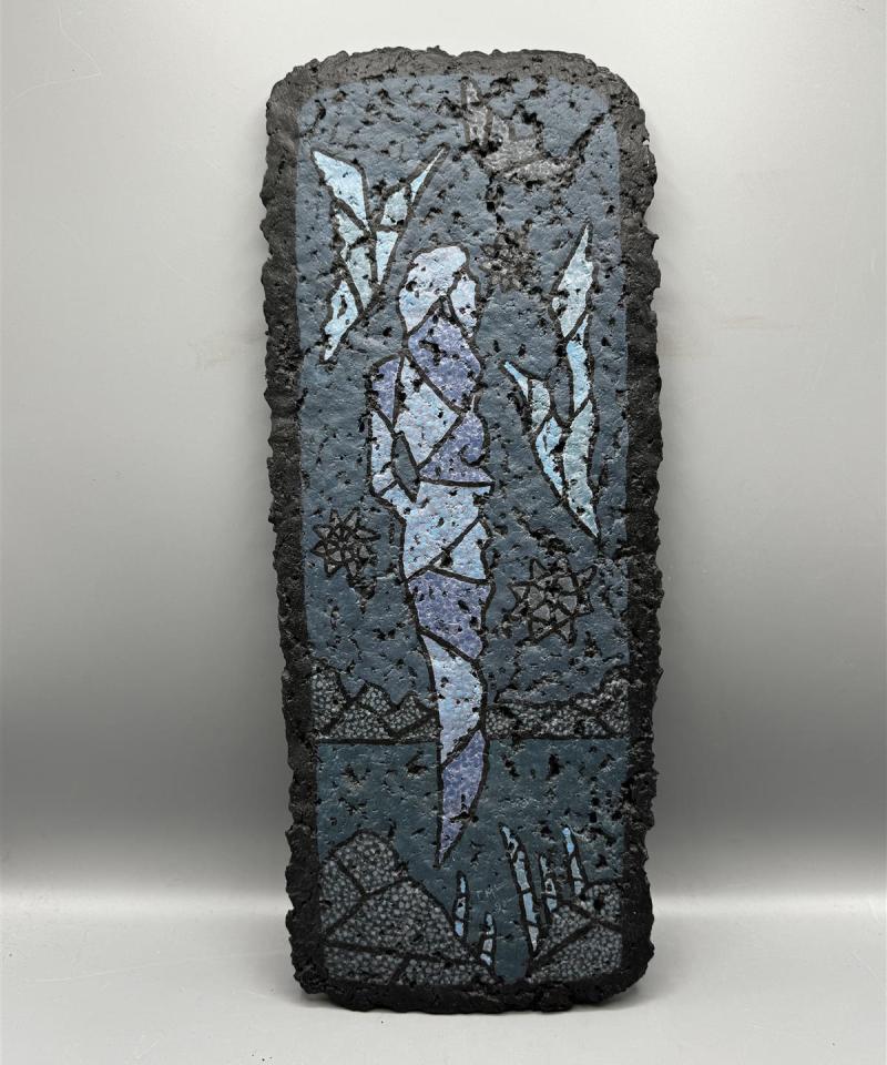 Koristeellinen seinälaatta paperimassaa