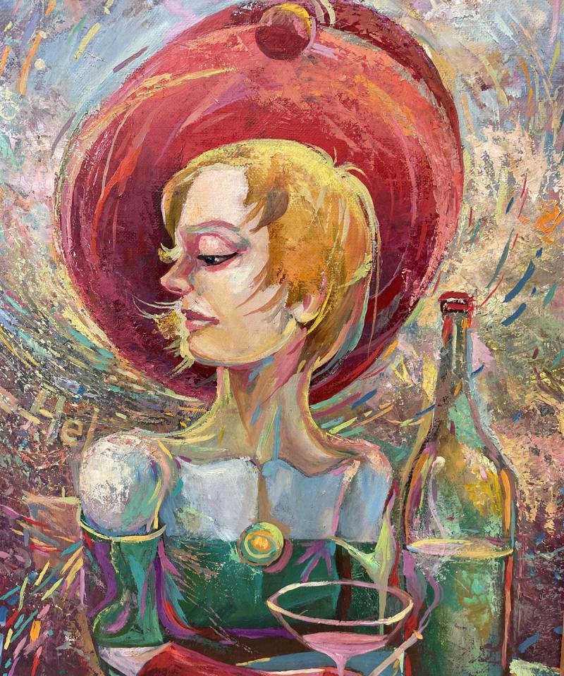 Taulu muotokuva öljyvärimaalaus