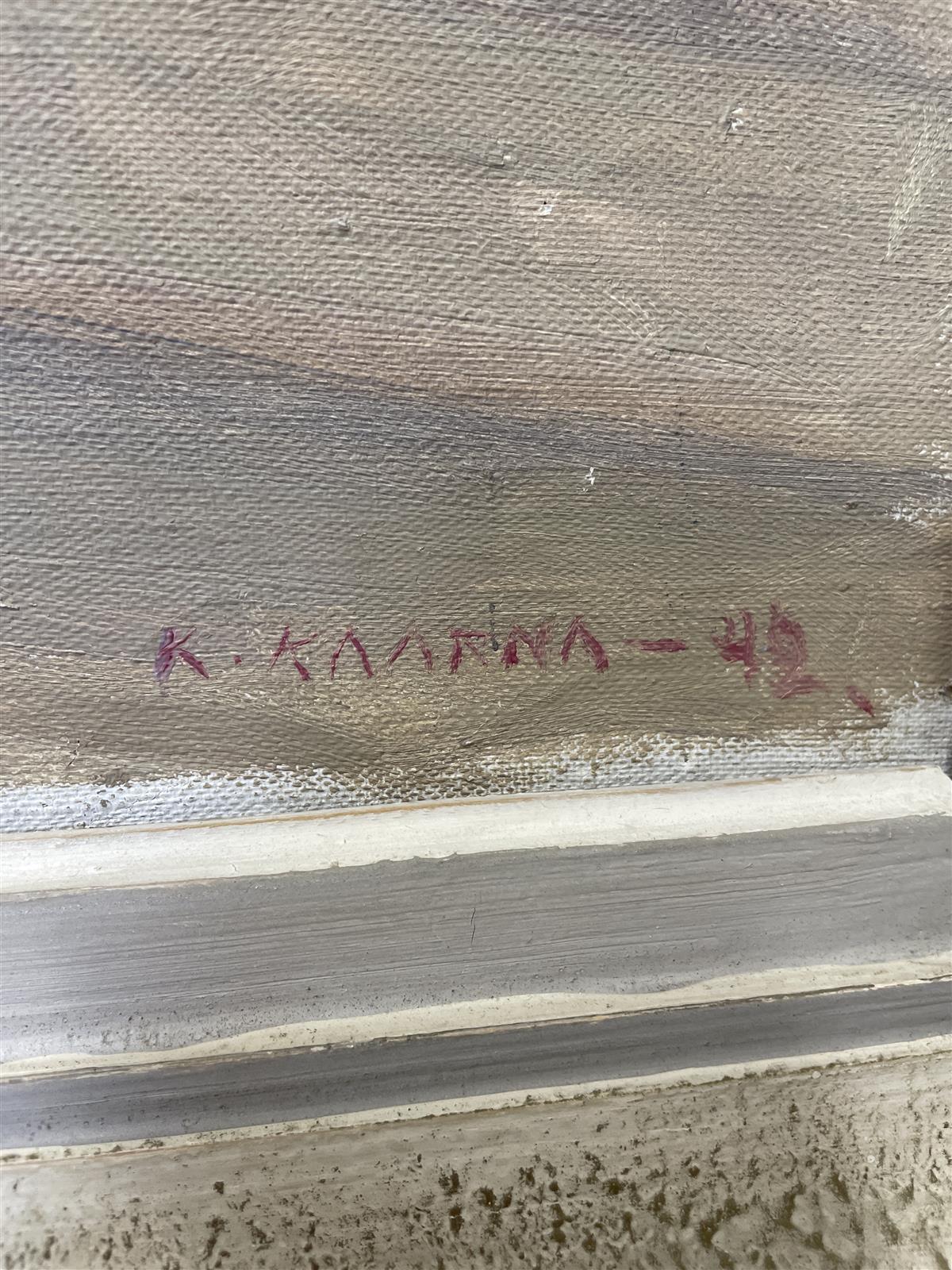 Taulu öljyväri maisema, Kalle Kaarna 1942