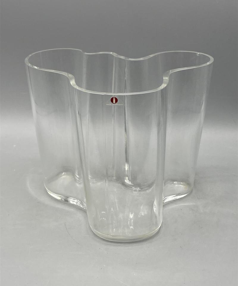 Iittala Aalto 3030 maljakko kirkas 160mm, Alvar Aalto