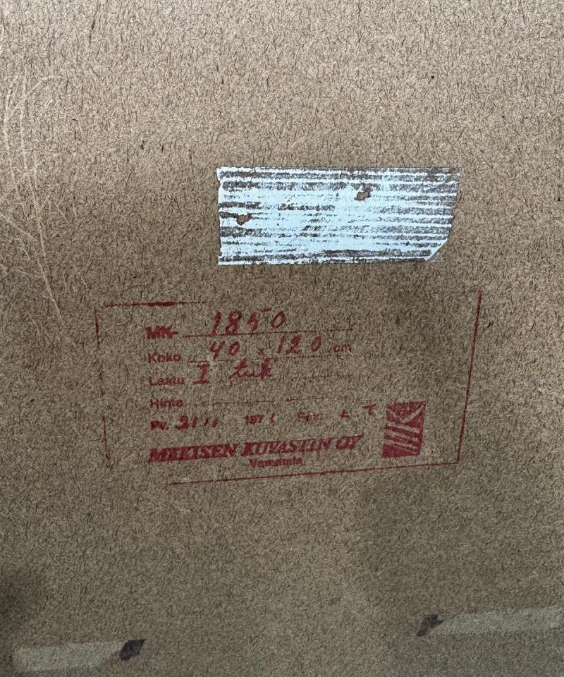 Vintage teak vartalopeili 40x120