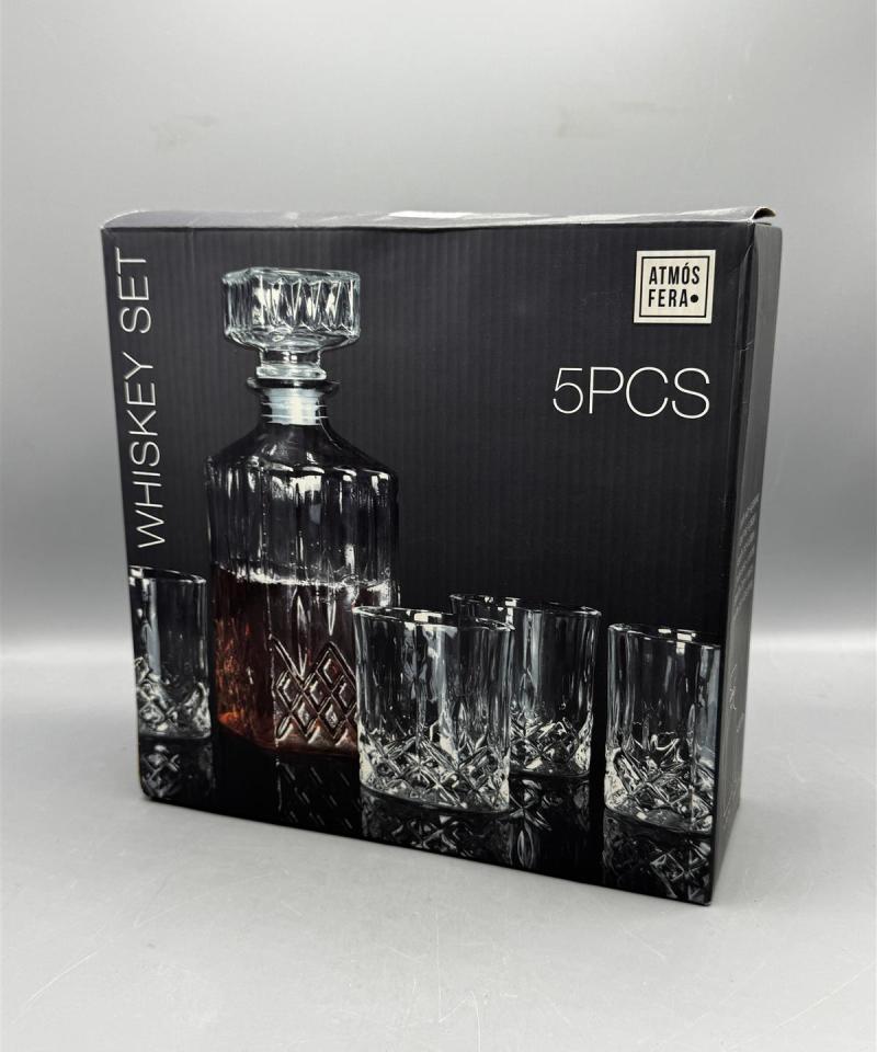 Whiskey-setti lasi (5 osaa)