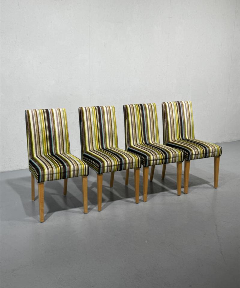 Pedro Ulla tuoli (4 kpl) raidallinen