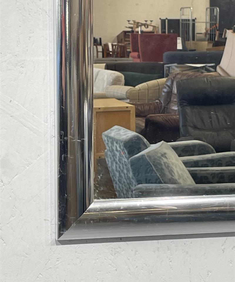 Peili hopeakehys 44x97cm