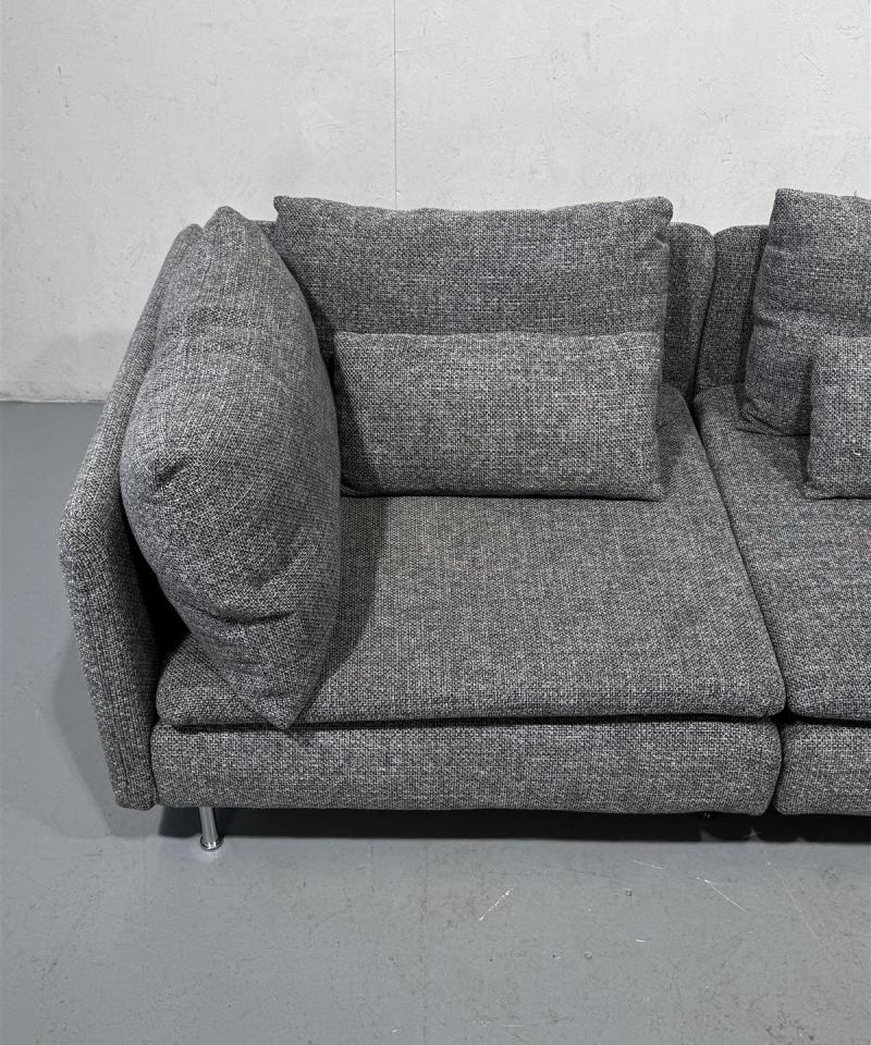 Ikea Söderhamn kulmasohva harmaa