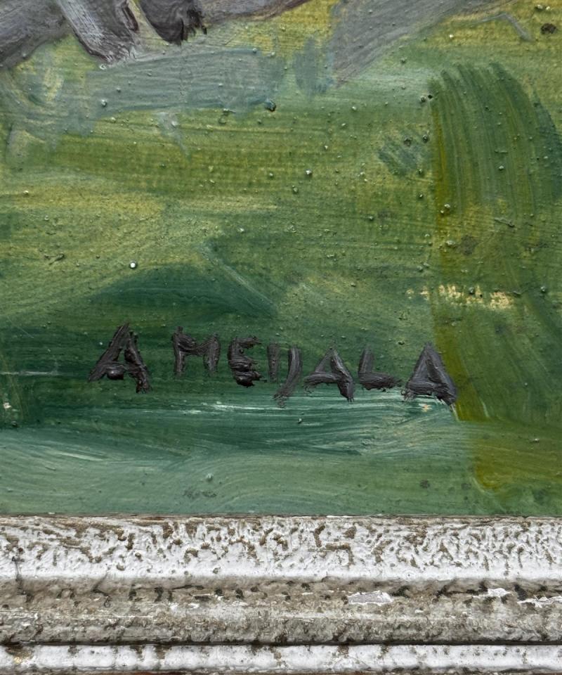 Taulu öljyväri maisema A Meijala