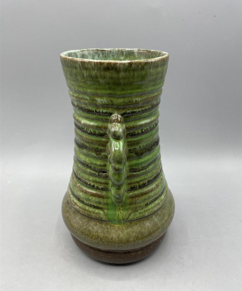 Vintage Strehla keraaminen maljakko Itä-Saksa