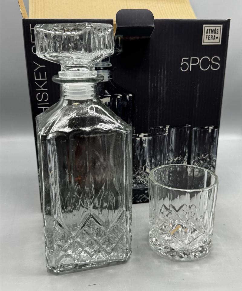 Whiskey-setti lasi (5 osaa)