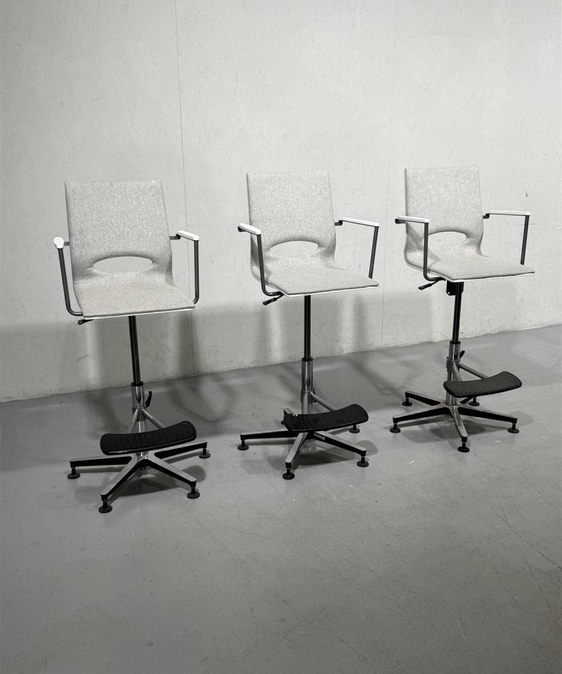 Korkea työtuoli (3kpl)