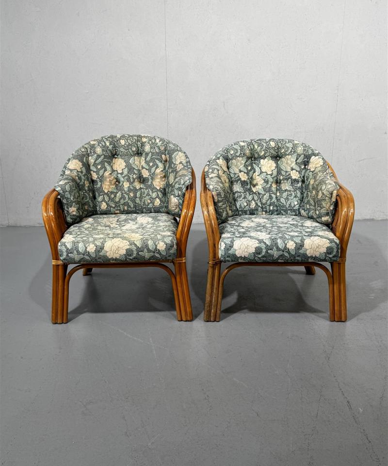 Rottinki nojatuolit (2 kpl)