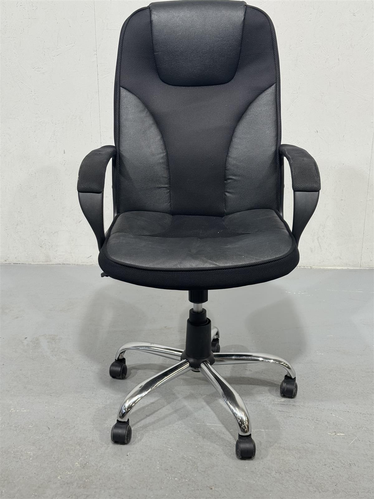 Lexton toimistotuoli musta (2 kpl)