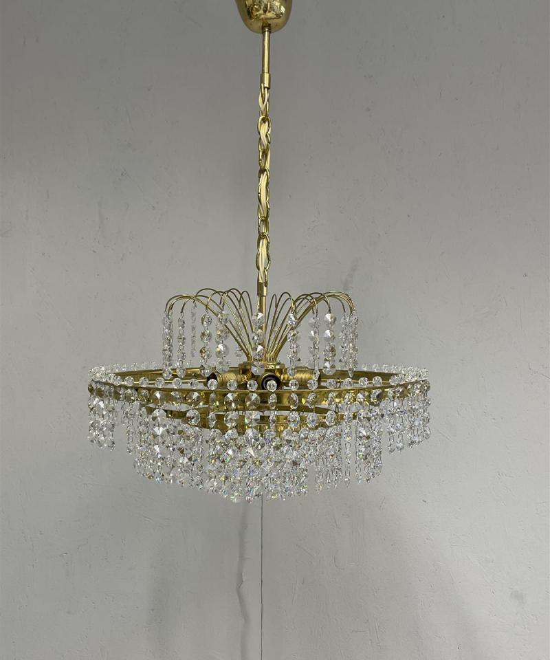 Kristalli kattokruunu 6-valopistettä