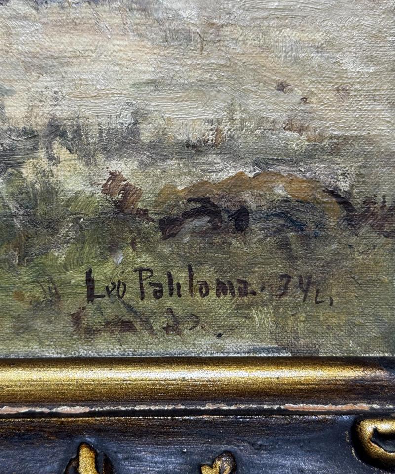 Taulu öljyväri maalaus Leo Pahlama -34