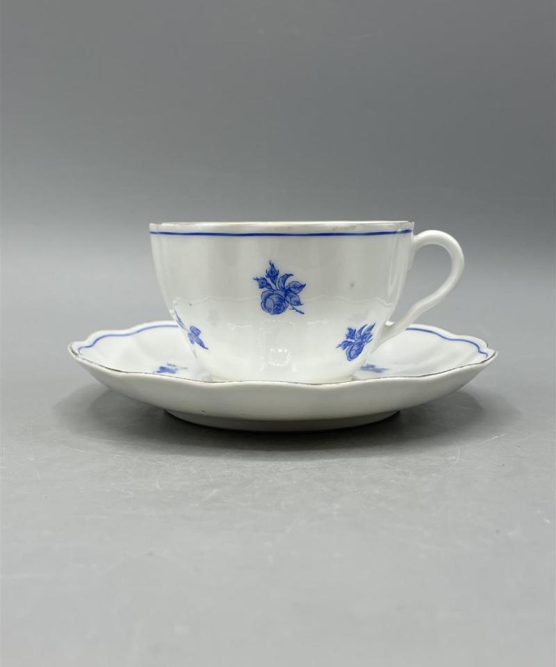 Arabia sininen ruusu kahvikupit 5kpl