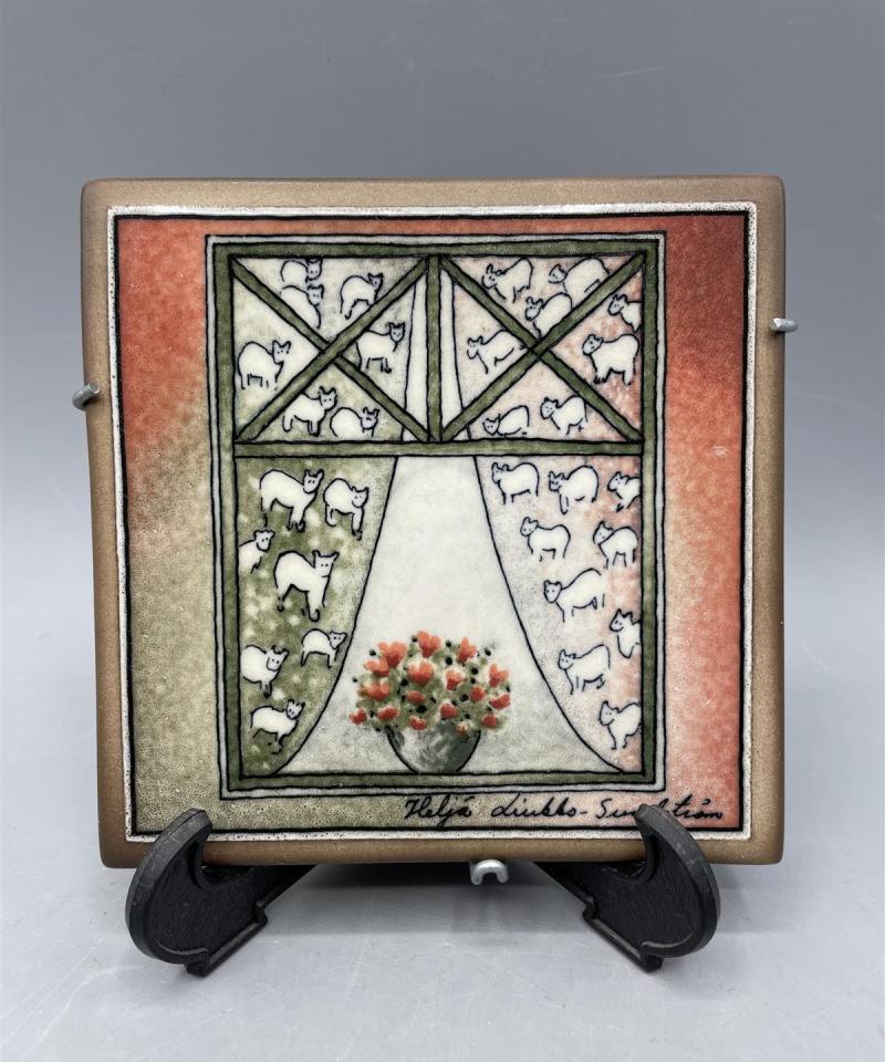 Arabia seinälaatta ”iloa asumiseen”, HLS