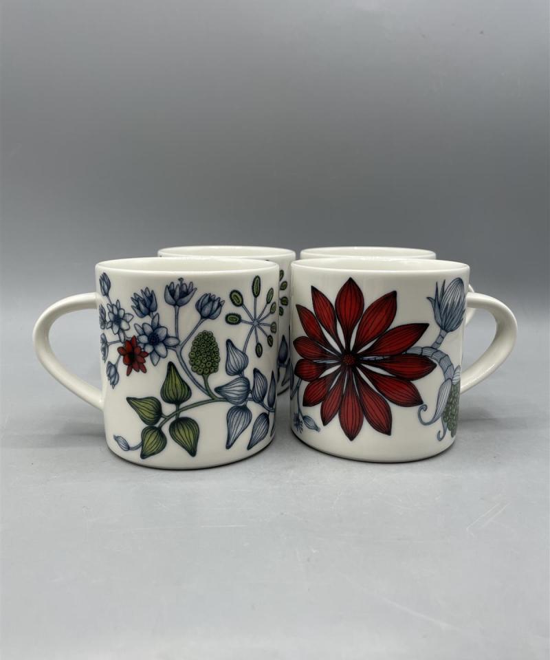 Arabia Runo mukit 4kpl, Heini Riitahuhta