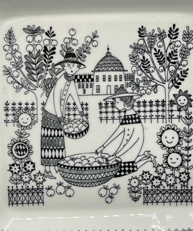 Arabia Emilia Sadonkorjuu vati 17,5cm, Raija Uosikkinen