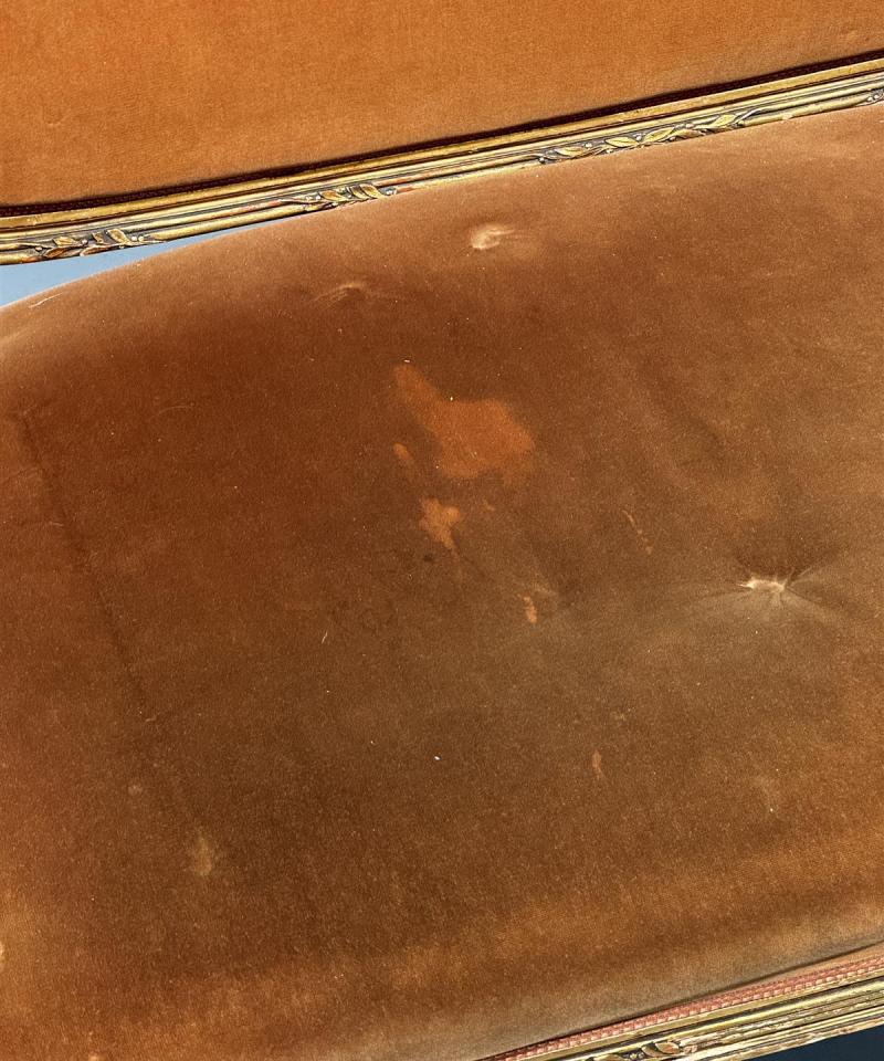 Vintage rokokoo sohva 2 istuttava