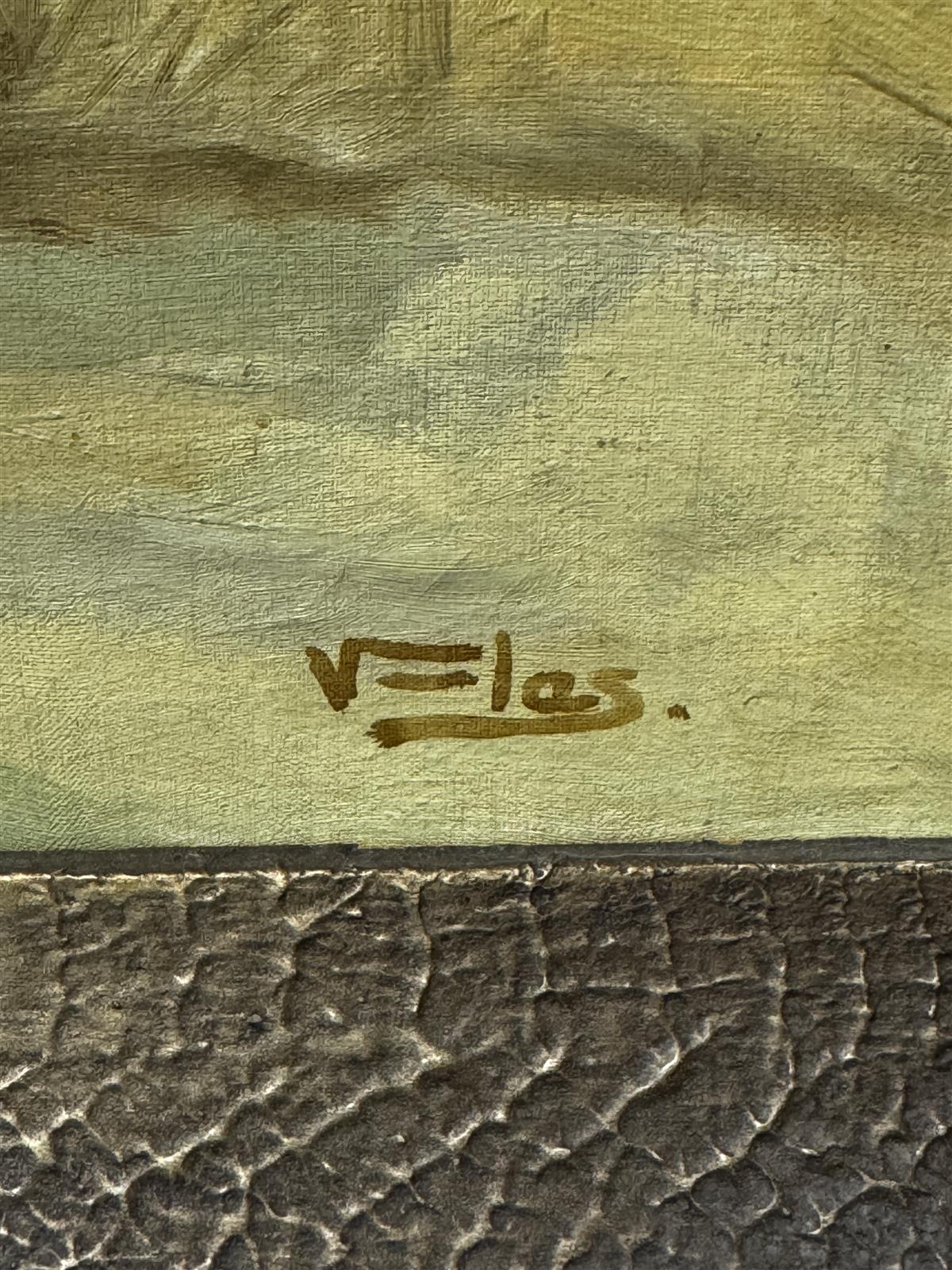 Taulu öljyväri maisema Vuolas