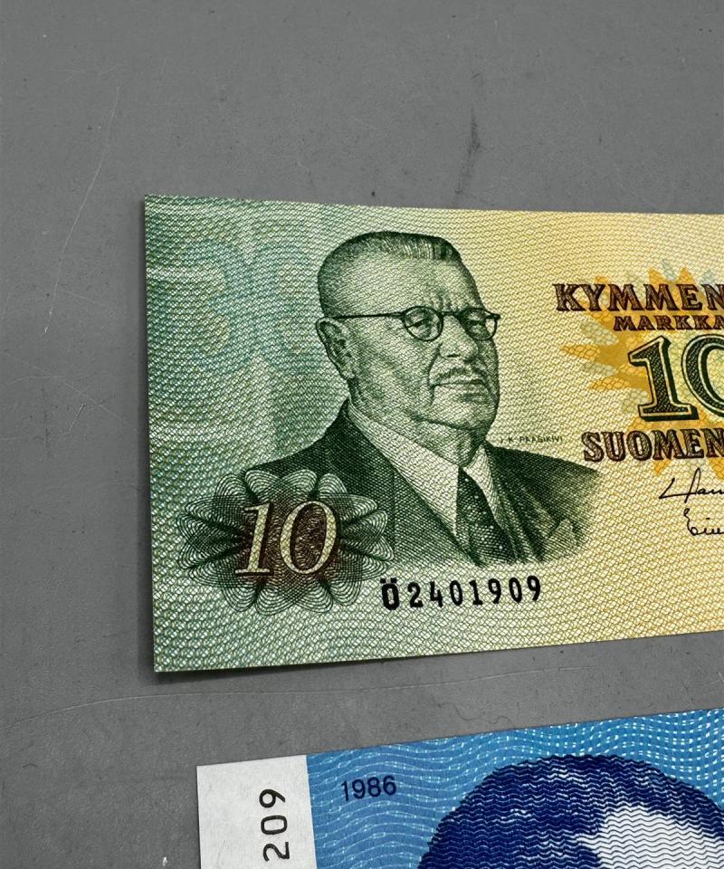 Suomen markka setelit setti