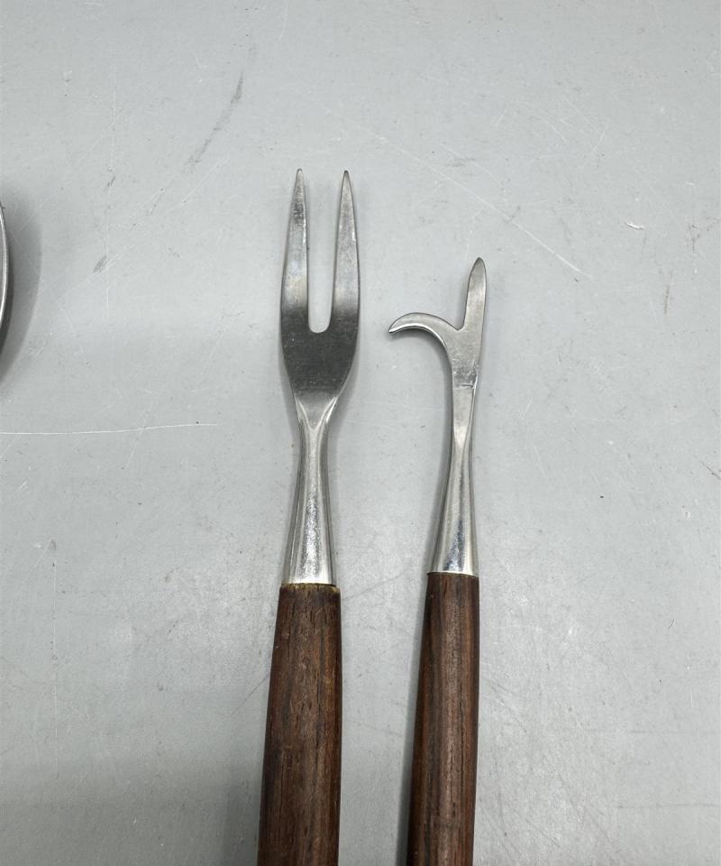 Vintage ottimet puukahvoilla (4 osaa)