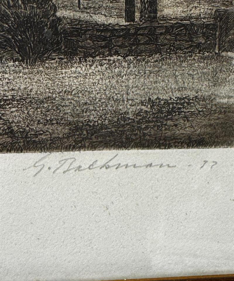 Taulu grafiikka kirkko A Backman