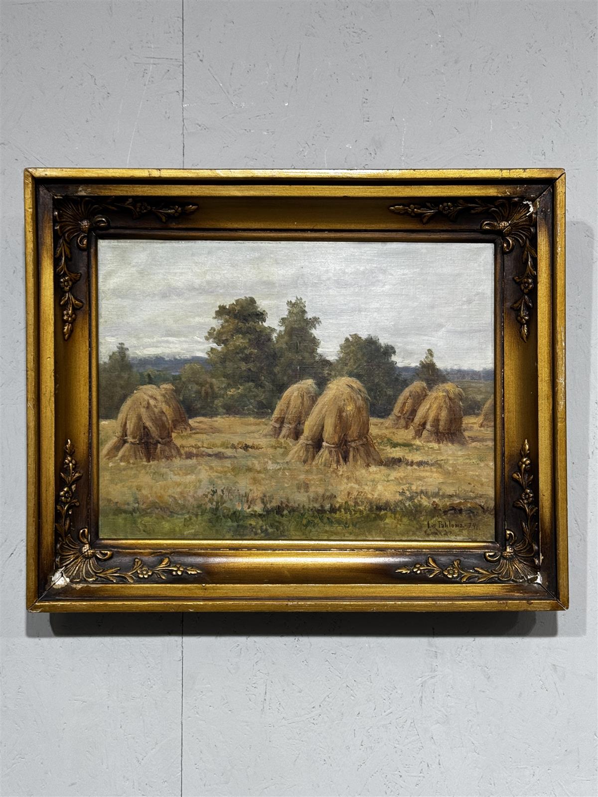 Taulu öljyväri maalaus Leo Pahlama -34