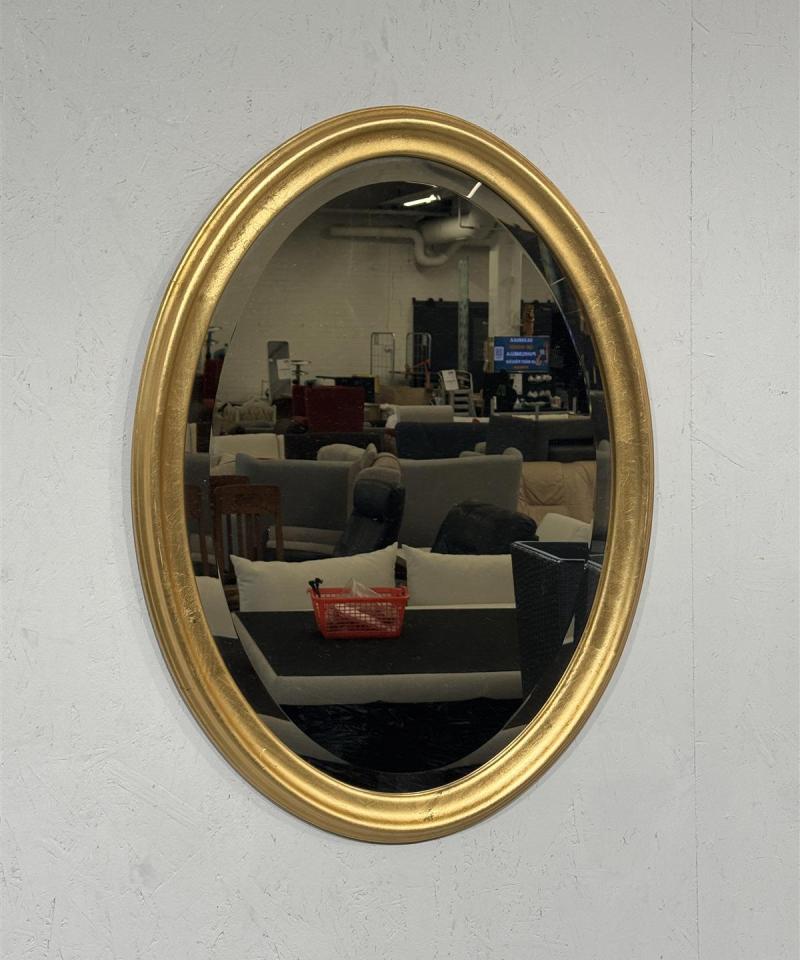 Kultainen ovaali peili 60x77
