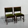 Retro tuolit vihreä sametti (2kpl)