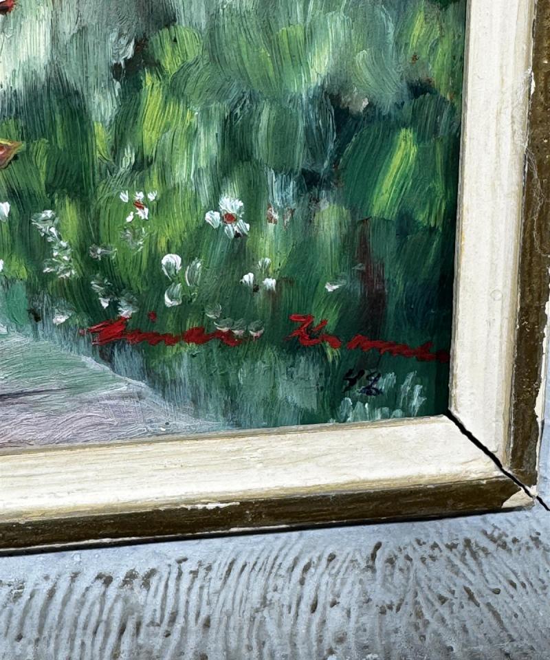 Taulu öljyväri maisema Hurme -42