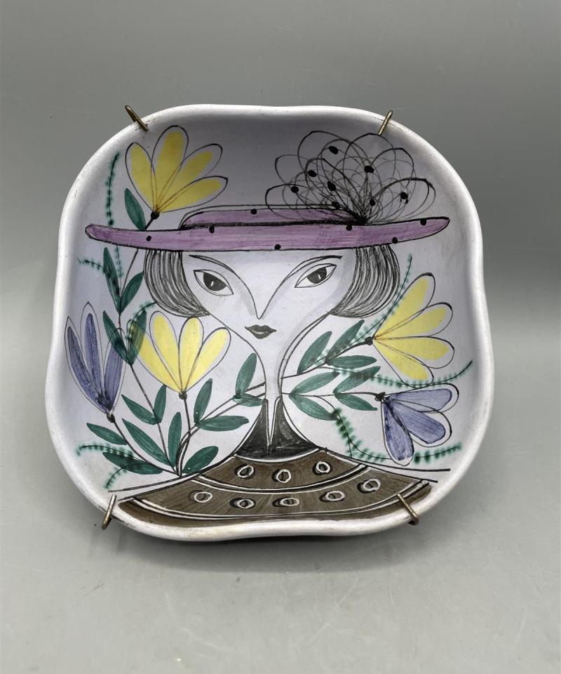 Kupittaan Savi käsinmaalattu kulho, Laila Zink