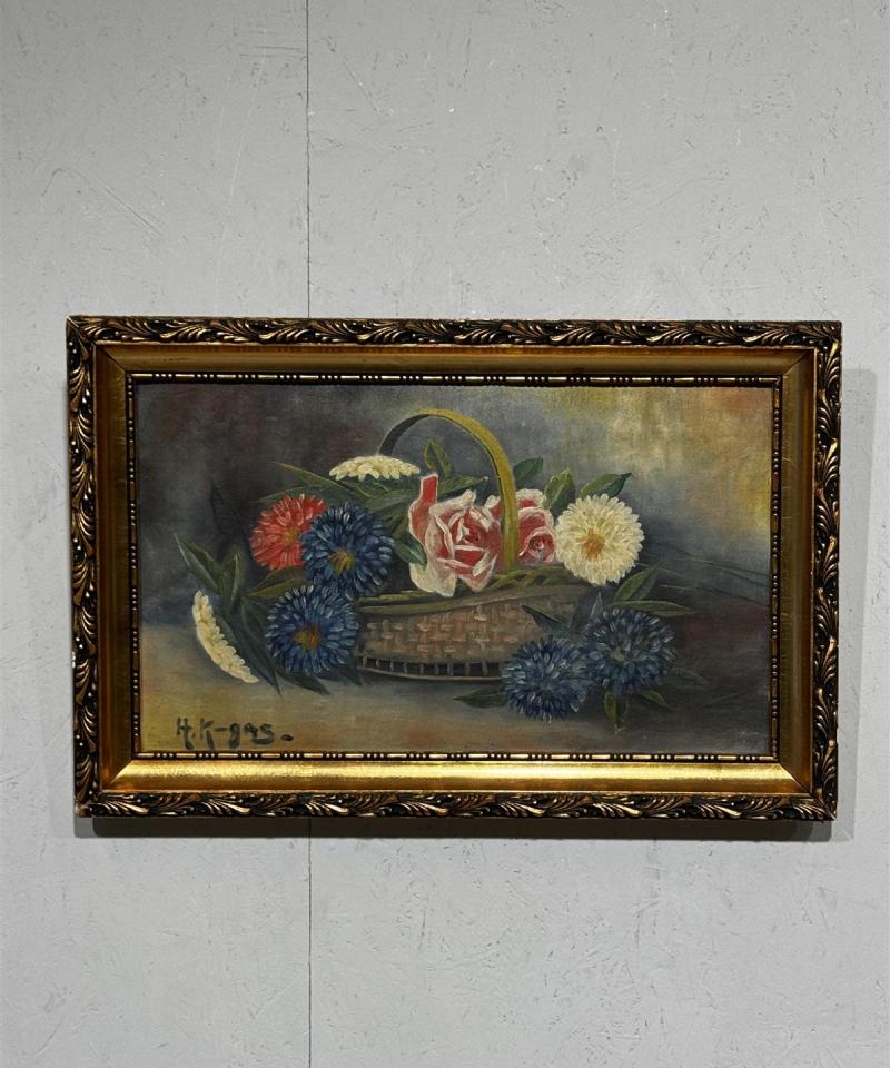 Taulu öljyväri kukka-asetelma H K -45