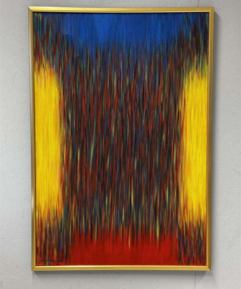 Taulu öljyväri Revontulet Annikki Pellikka