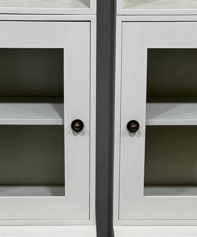 Vintage hyllykkö kaapeilla (6 moduulia)