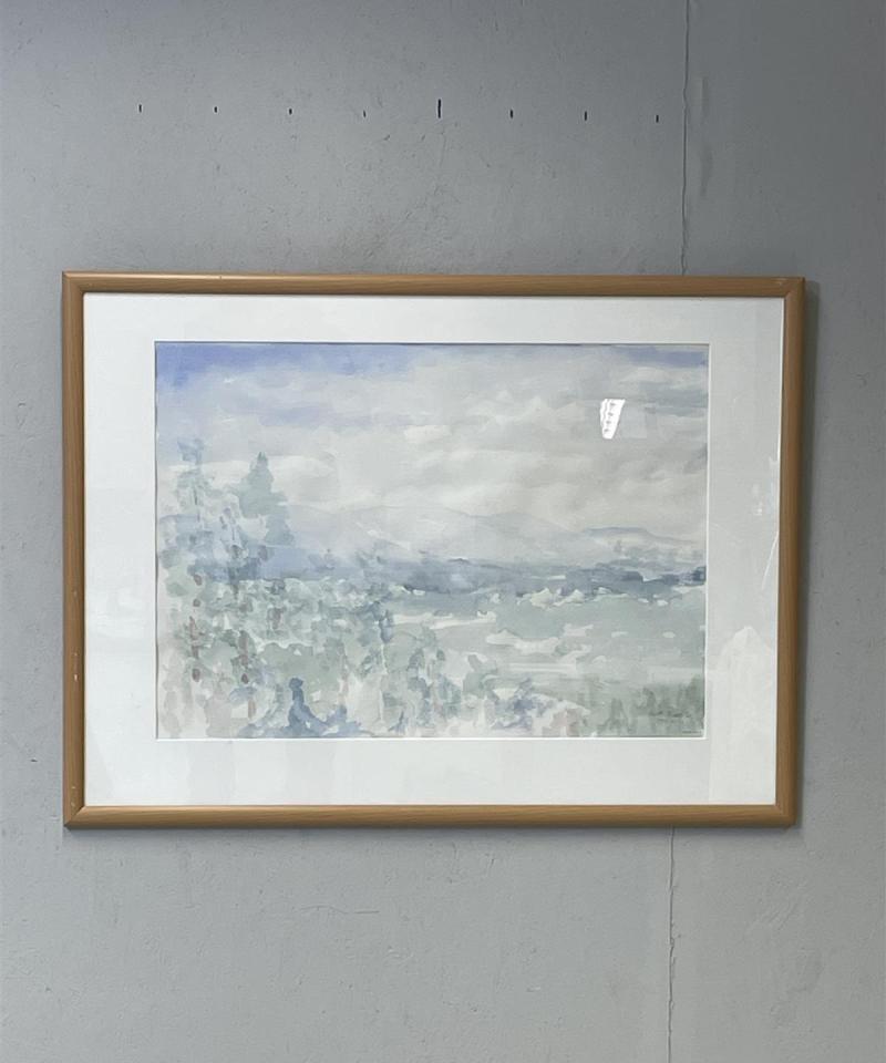 Taulu Pallastunturi vesiväri, Pentti Penttilä 1993